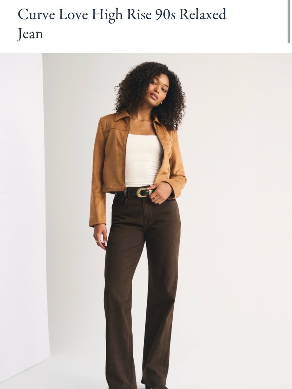 Abercrombie curve love 90s relaxed Jean